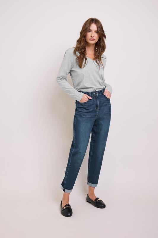 Evans M&Co Indigo Blue Mom Jeans