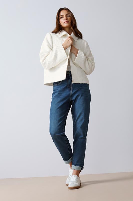 evans M&Co Indigo Blue Mom Jeans