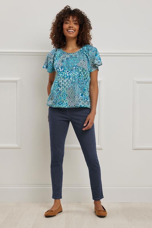 Evans M&Co Indigo Blue Skinny Jeans