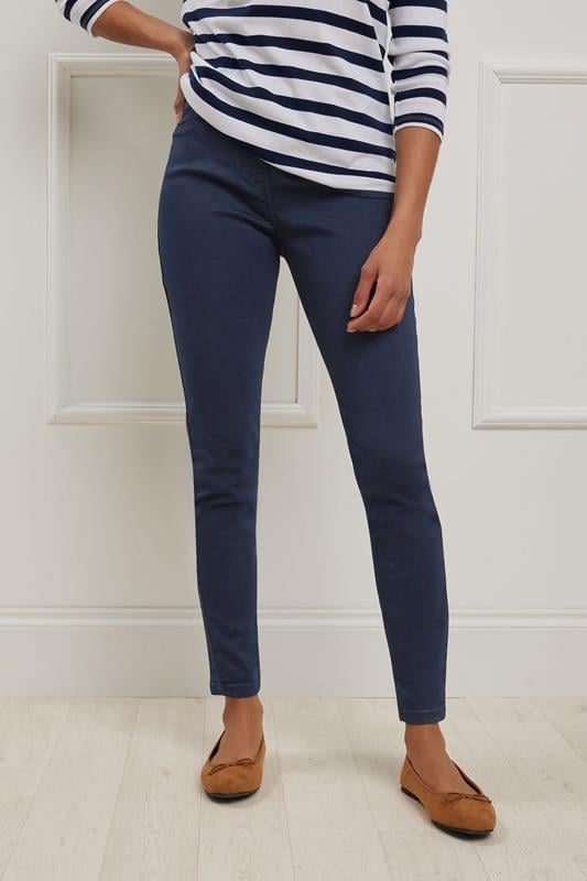 Evans M&Co Indigo Blue Stretch Jeggings