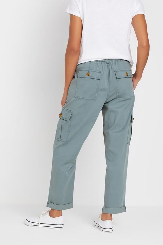 Evans M&Co Light Blue Cargo Pocket Trousers