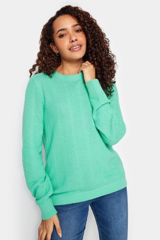 Evans M&Co Light Green Ribbed Knit Jumper