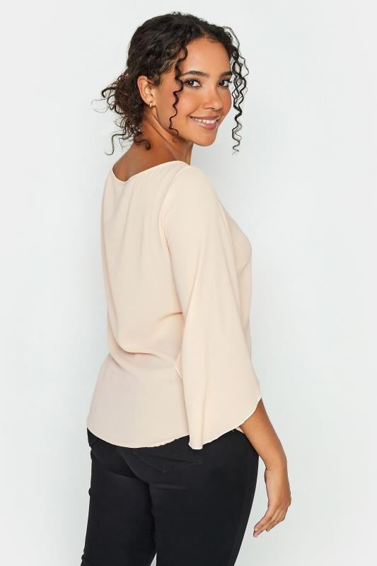 Evans M&Co Light Pink Long Angel Sleeve Blouse