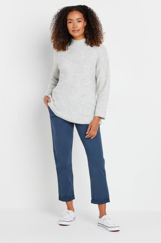 Evans M&Co Navy Blue Chino Trousers