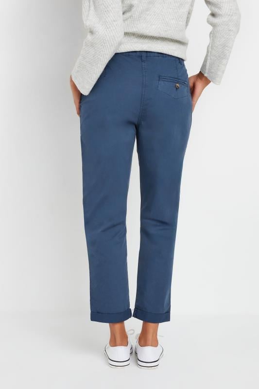 Evans M&Co Navy Blue Chino Trousers