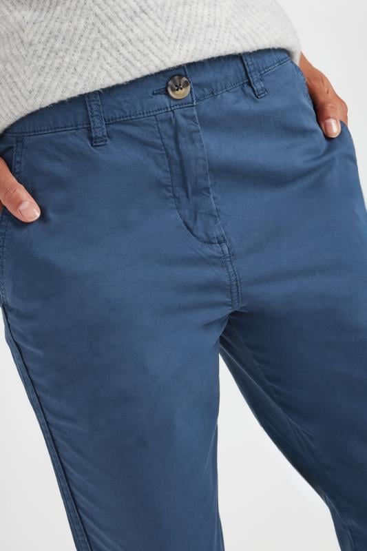 Evans M&Co Navy Blue Chino Trousers
