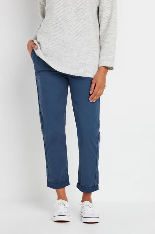 evans M&Co Navy Blue Chino Trousers