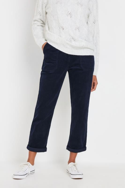 evans M&Co Navy Blue Cord Carpenter Trousers