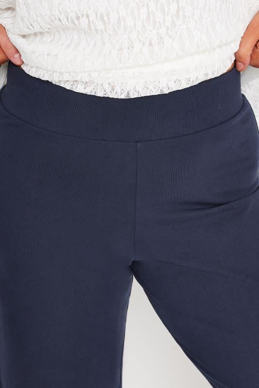 Evans M&Co Navy Blue Cropped Wide Leg Yoga Pants