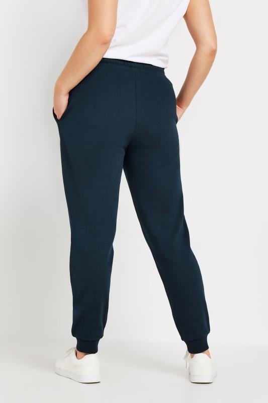 Evans M&Co Navy Blue Cuffed Drawstring Joggers