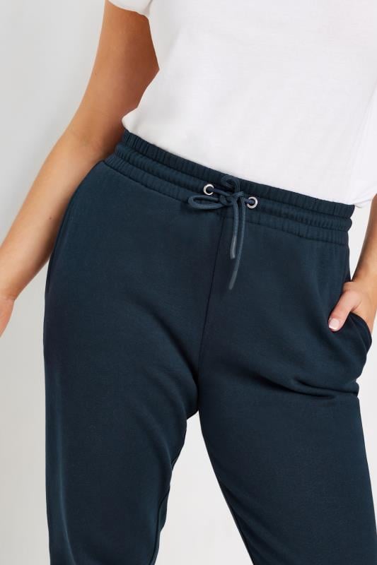 Evans M&Co Navy Blue Cuffed Drawstring Joggers