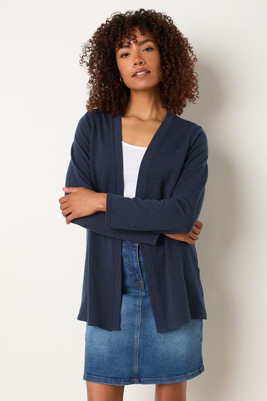 evans M&Co Navy Blue Essential Cardigan