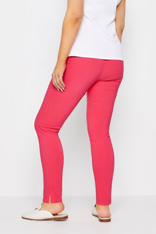 Evans M&Co Pink Stretch Bengaline Trousers