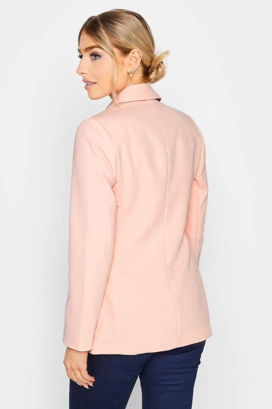 Evans M&Co Pink Tailored Button Blazer
