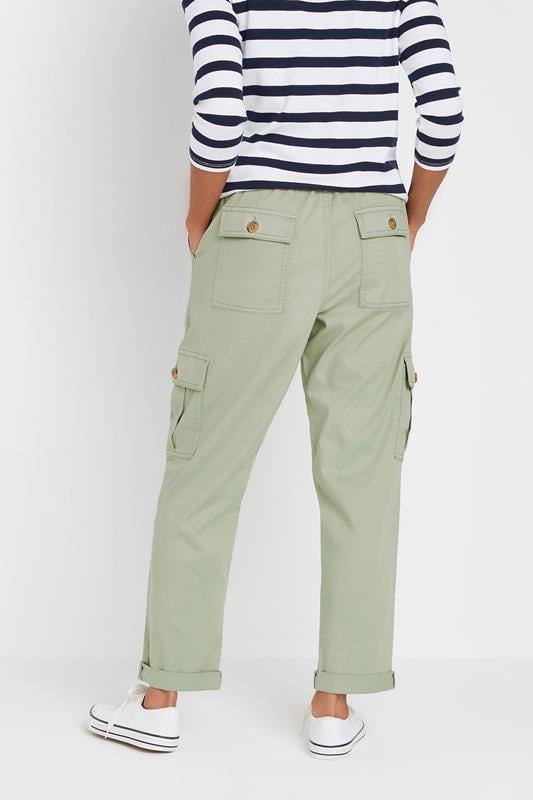 Evans M&Co Sage Green Cargo Pocket Trousers