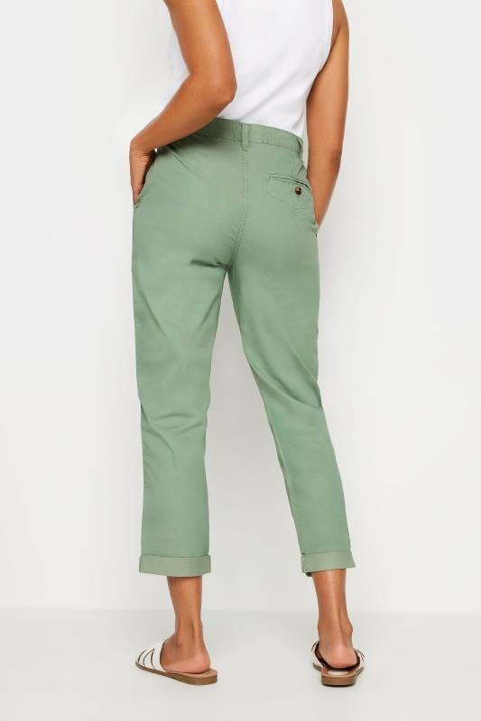 Evans M&Co Sage Green Chino Trousers