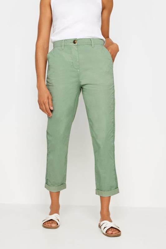 evans M&Co Sage Green Chino Trousers