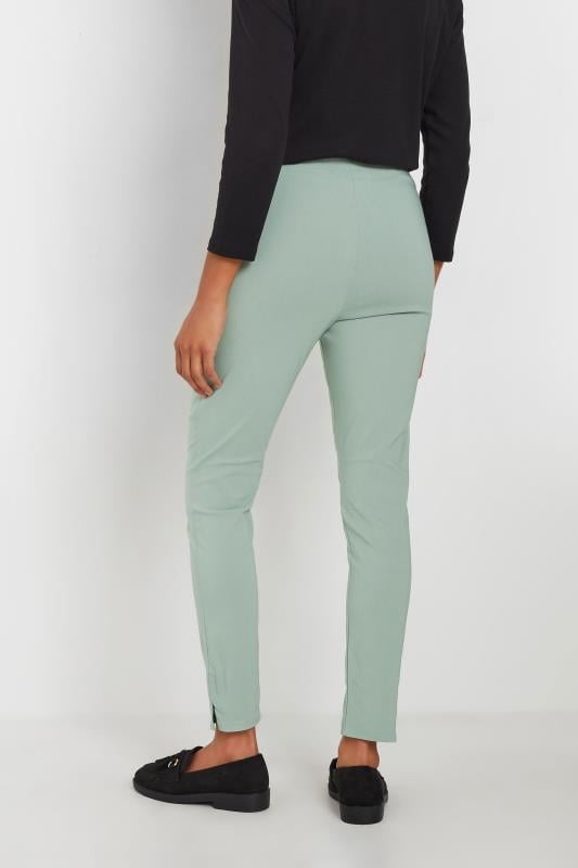 Evans M&Co Sage Green Stretch Bengaline Trousers