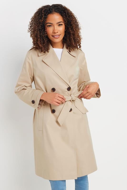 Evans M&Co Stone Brown Trench Coat