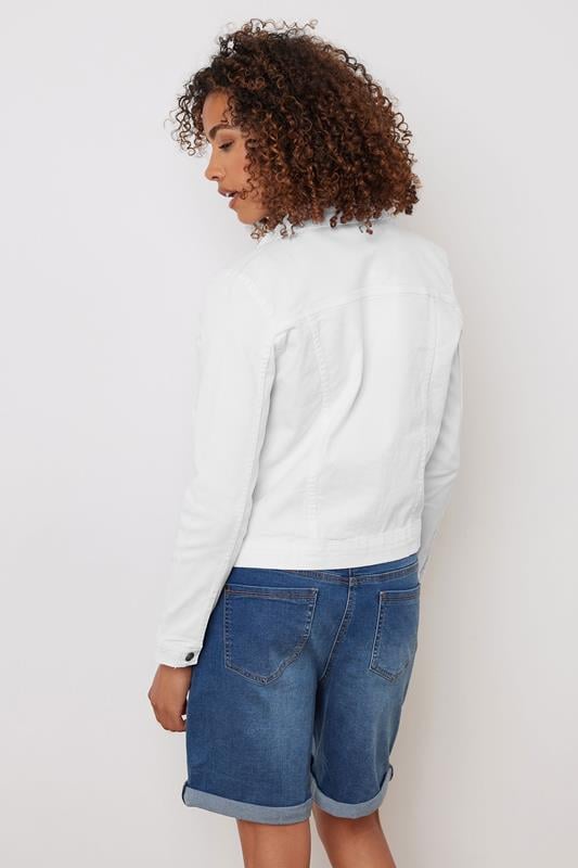 Evans M&Co White Denim Jacket