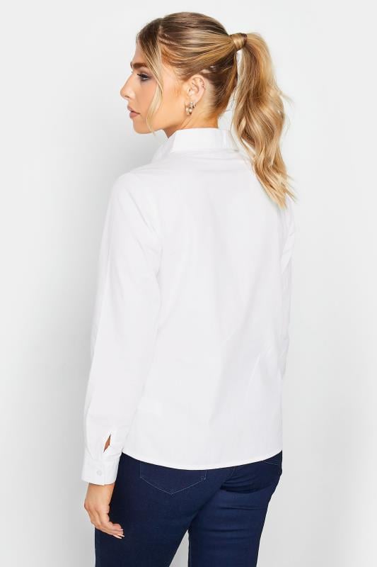 Evans M&Co White Fitted Poplin Shirt