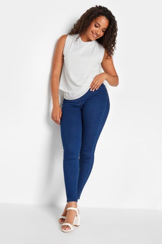Evans M&Co White Sequin Tie Back Top