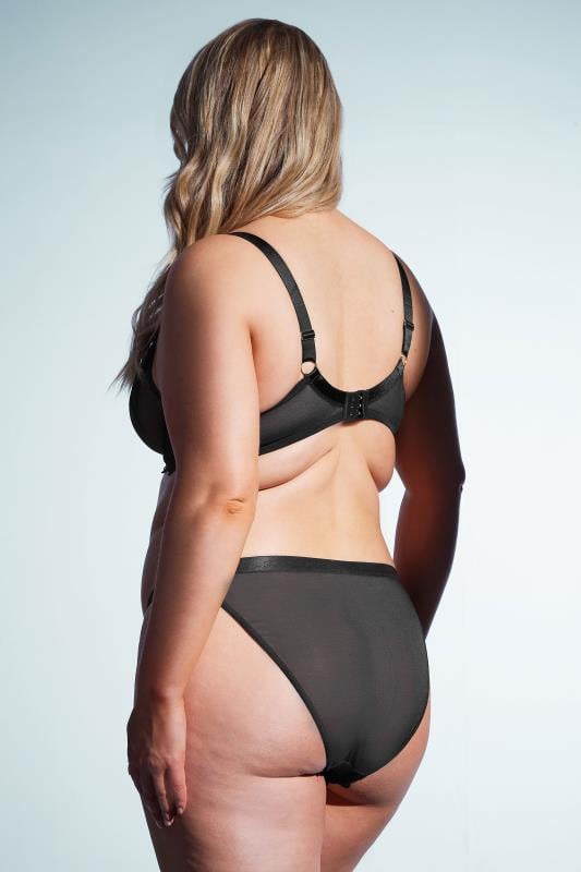 Evans PLAYFUL PROMISES Black Eleanor Strappy Bra