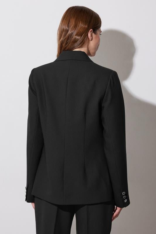 Evans STAR Black Double Breasted Tailored Blazer