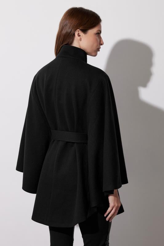 Evans STAR Black Military Cape Jacket