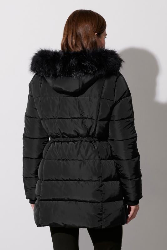 Evans STAR Black Padded Puffer Jacket