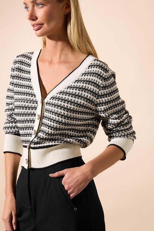 Evans STAR Black Wide Leg Trousers