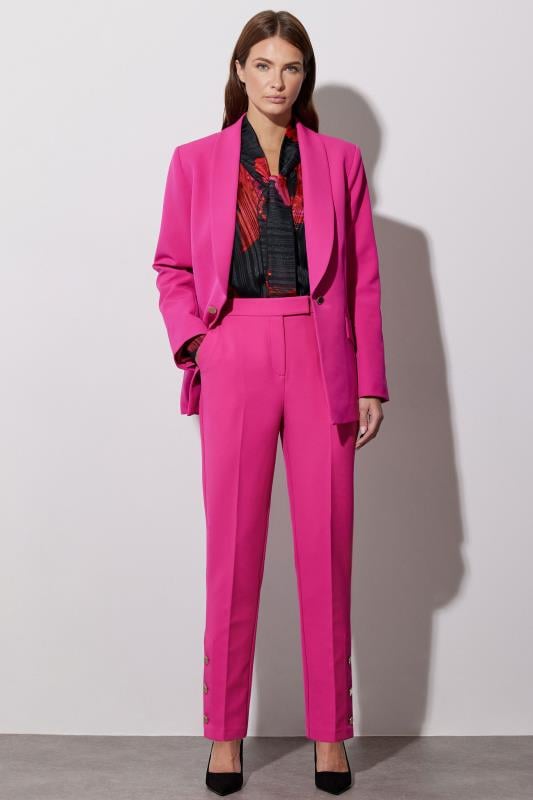 Evans STAR Hot Pink Tailored Blazer