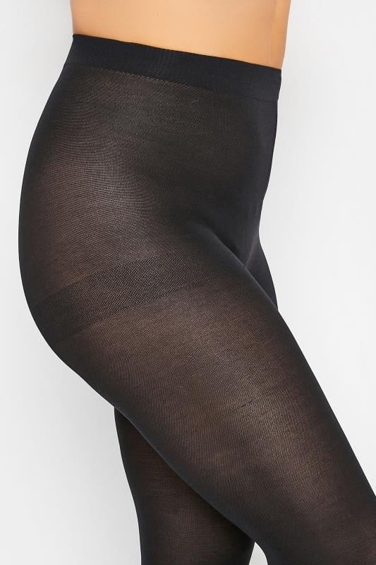 Evans Yours 2 PACK Black 100 Denier Tights