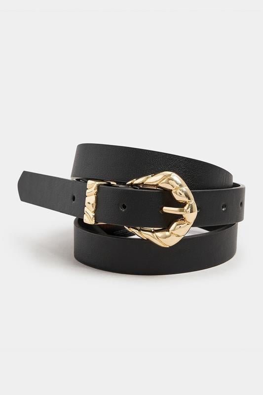 Evans Yours 2 PACK Brown & Black Twist Buckle Belts