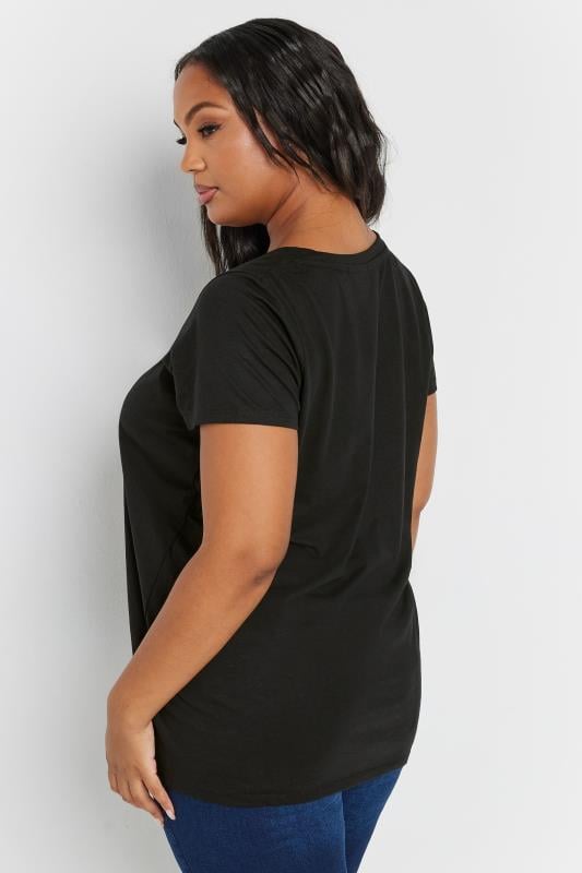 Evans YOURS 2 PACK Curve Black Core T-Shirts