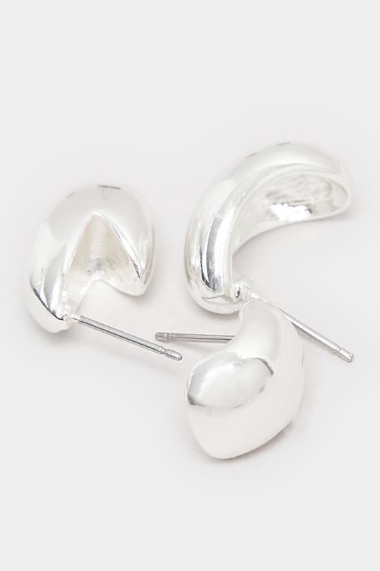 Evans Yours 3 PACK Silver Small Chunky Small Hoops