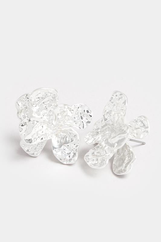 Evans Yours 3D Flower Earrings