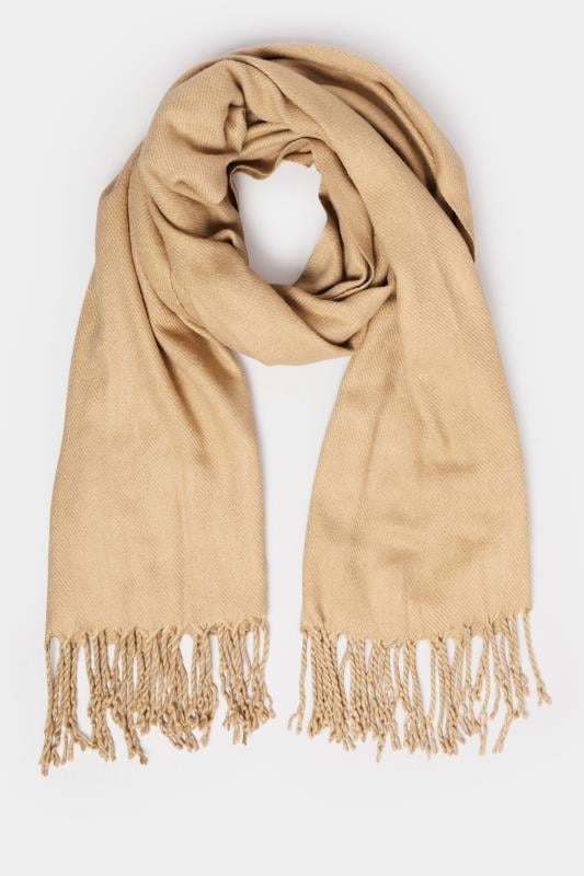 Evans Yours Beige Brown Blanket Wrap Scarf