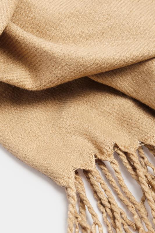 Evans Yours Beige Brown Blanket Wrap Scarf