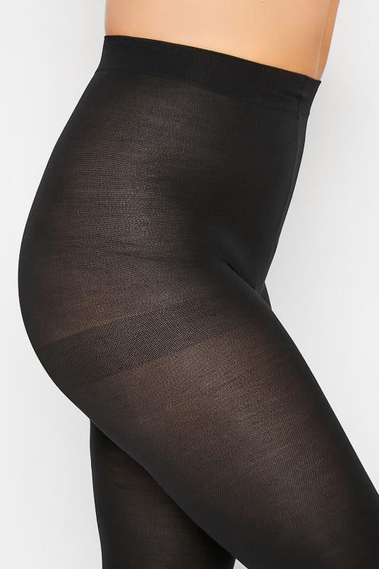 Evans Yours Black 120 Denier Tights
