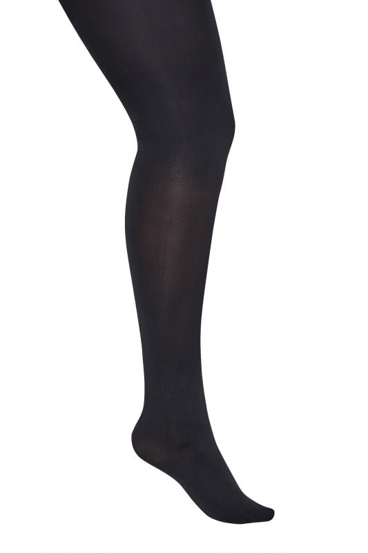 Evans Yours Black 150 Denier Thermal Tights