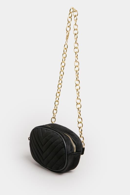 Evans Yours Black Chain Strap Camera Bag
