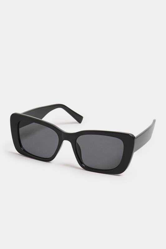 Evans Yours Black Rectangular Frame Sunglasses