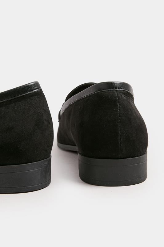 Evans Yours Black Snaffle Loafer In Wide E Fit