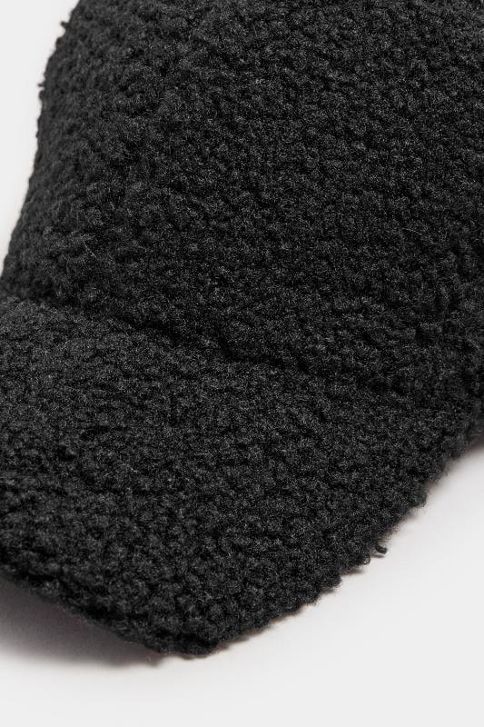 Evans Yours Black Teddy Borg Cap