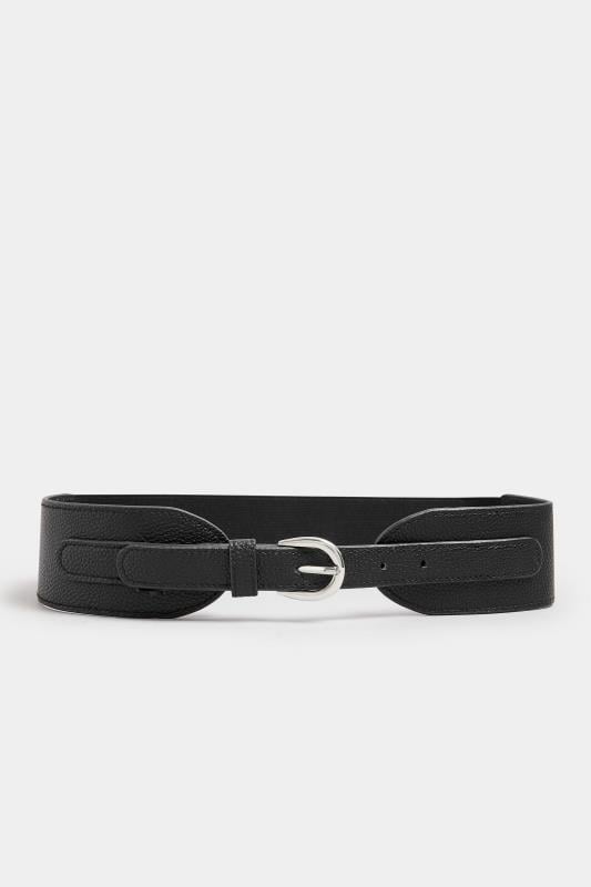 Evans Yours Black Wide Stretch Belt