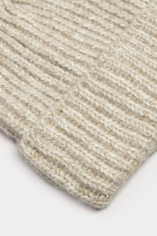 Evans Yours Camel Brown Chunky Knit Beanie