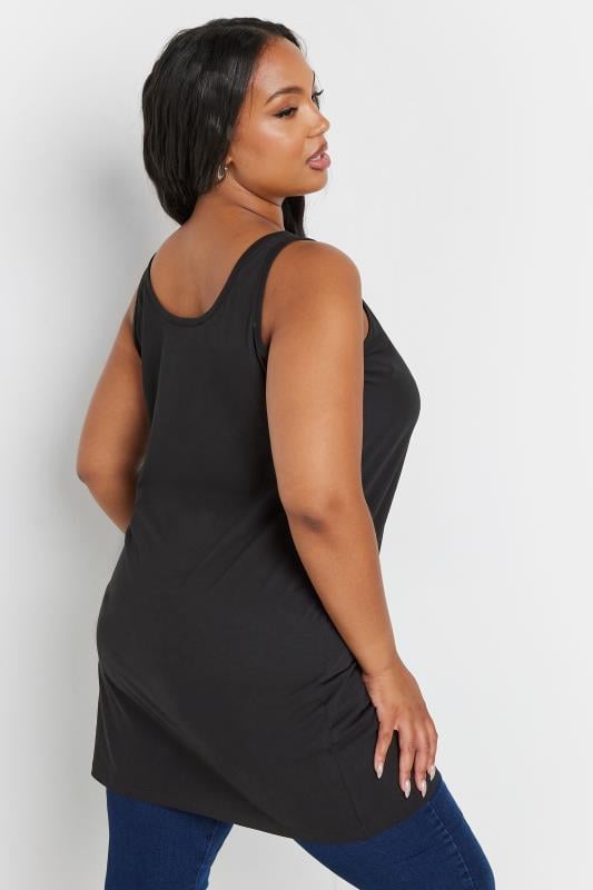 Evans YOURS Curve 2 PACK Black Longline Vest Tops