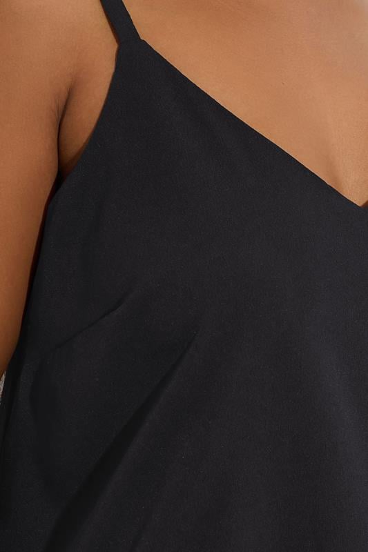 Evans YOURS Curve Black Cami Vest Top