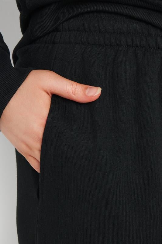 Evans YOURS Curve Black Cuffed Joggers